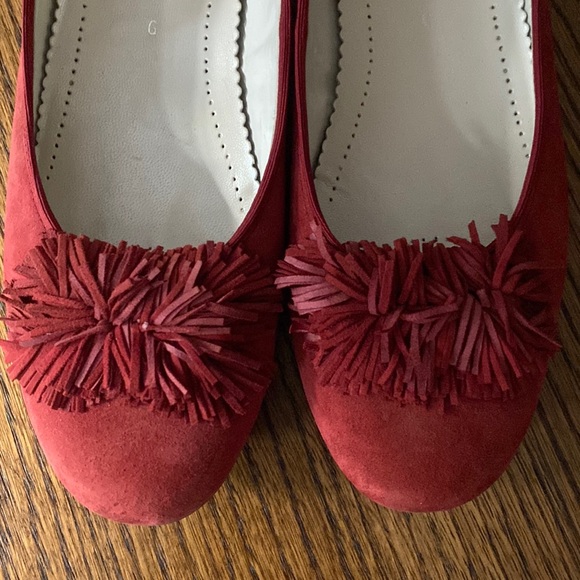 JENNY by ARA RED FLATS Sz 9,5 - Picture 4 of 11